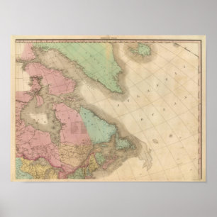 Nordöstliches Nordamerika Poster