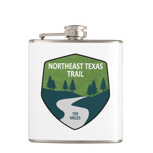 Nordosttexas-Trail Flachmann (Vorderseite)