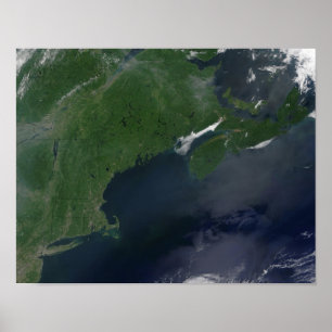 Nordostvereinigte staaten und Kanada Poster