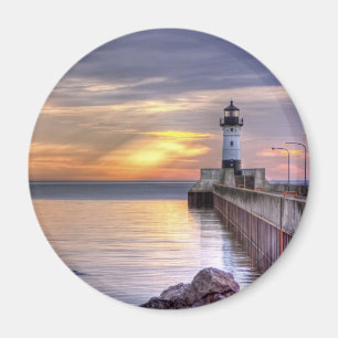 Nordpier-Morgen Magnet