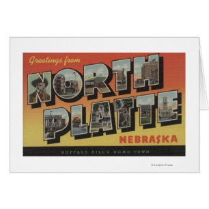 Nordplatte, Nebraska - große Buchstabe-Szenen