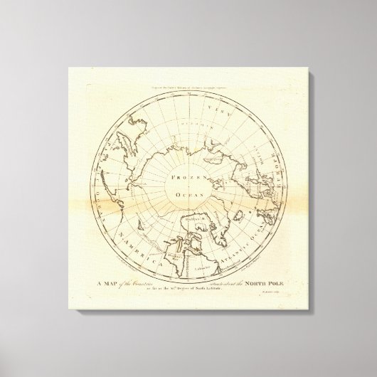 Nordpol 2 leinwanddruck (Vorderseite)