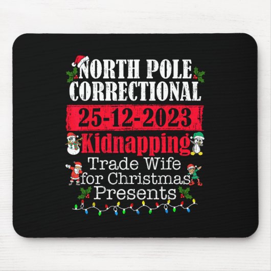 Nordpol: Abschließende Ehefrau Mousepad (Vorne)