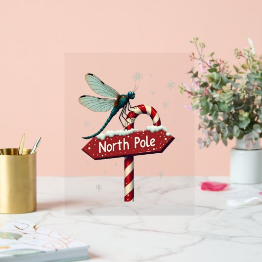 Nordpol Acrylschild (Hochzeit)