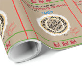 Nordpol-Adresse nicht bis Weihnachten geöffnet Geschenkpapier (Rolleneckpunkt)