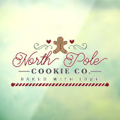 Nordpol Bäckerei Kochkunst Fensteraufkleber (Blatt 3)