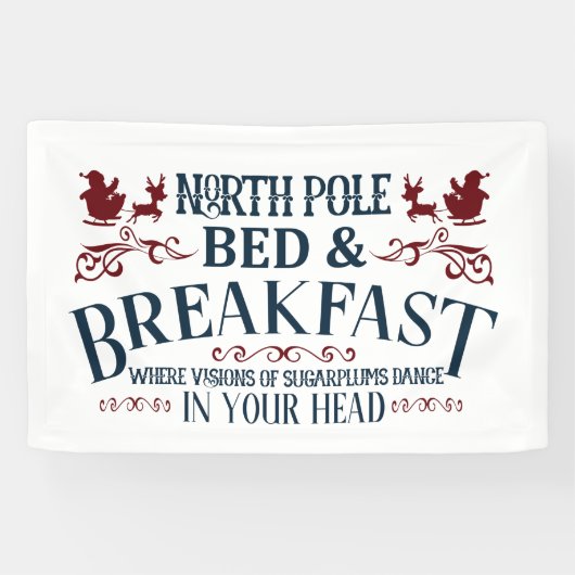 Nordpol Bed Breakfast Weihnachten Banner (Horizontal)
