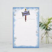 Nordpol Briefpapier (Stehend Vorderseite)