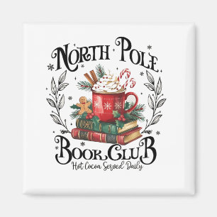 Nordpol Buchclub Heiße Schokolade Weihnachten Magnet