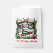 Nordpol-Express Geschenktütchen (Vorderseite)
