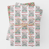 Nordpol Express Lieferung Personalisiert Weihnacht Geschenkpapier Set (Beispiel)