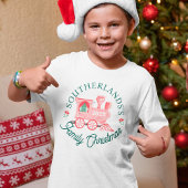 Nordpol Express Pink Bahn - Familie Weihnachten T-Shirt