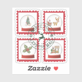 Nordpol-Express-Post – Weihnachtssticker  Aufkleber
