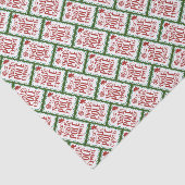 Nordpol-Express-Stempel-Tissue-Papier Seidenpapier (Ausschnitt)