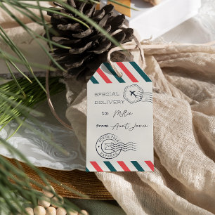 Nordpol-Express Weihnachtspost Geschenkanhänger