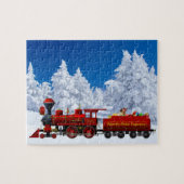 Nordpol-Express-Weihnachtszug Puzzle (Horizontal)