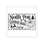 Nordpol-Expresspost Gummistempel (Prägung)