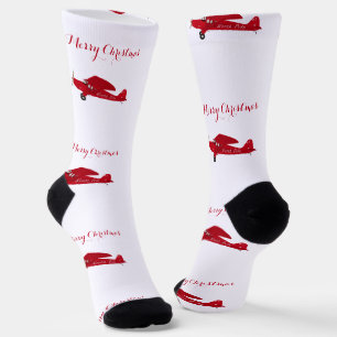 Nordpol-Flugzeug-Socken Socken
