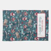 Nordpol Geist - Weihnachten Geschirrtuch (Horizontal)