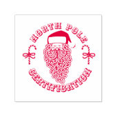 Nordpol Genehmigung durch den Weihnachtsmann mit Z Permastempel (Design)
