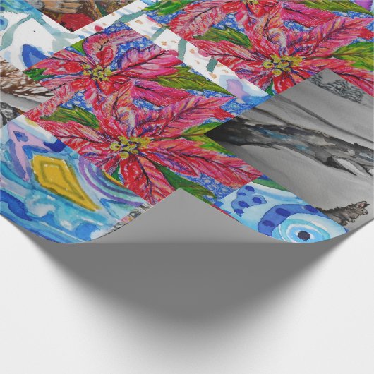 Nordpol-Geschenkverpackung Geschenkpapier (Ecke)