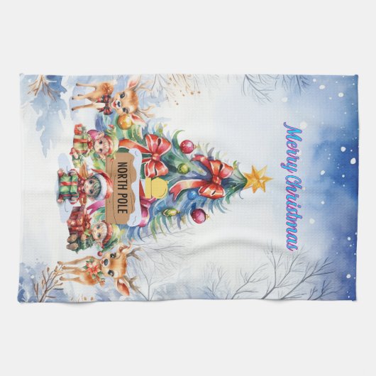 Nordpol Geschirrtuch (Horizontal)