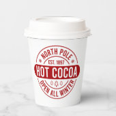 Nordpol Heiße Kakaoweihe Pappbecher (Vorderseite)