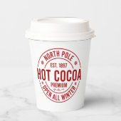 Nordpol Heiße Kakaoweihe Pappbecher (Vorderseite)