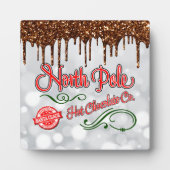 Nordpol Heiße Schokolade Fotoplatte (Vorderseite)