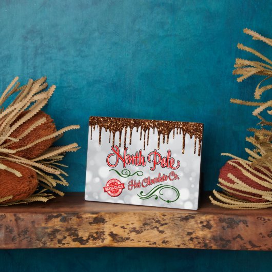 Nordpol Heiße Schokolade Fotoplatte (Seite)