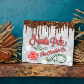 Nordpol Heiße Schokolade Fotoplatte (Seite)