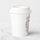 Nordpol heißes Kakao Weihnachtsgebäck Party Pappbecher (Rechts)