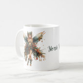 Nordpol Hustler. Fantasy Fairy mit Lattern Kaffeetasse (Vorderseite Links)