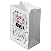 Nordpol Kochschokoladenrezept Mittlere Geschenktüte (Vorderseite Schrägansicht)