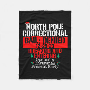 Nordpol Korrektiv geöffnete Weihnachten Presents M Fleecedecke