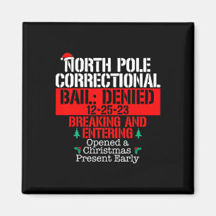 Nordpol Korrektiv geöffnete Weihnachten Presents M Magnet