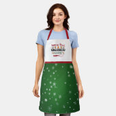 Nordpol Lebkuchengebäck Mittel Schürze (Getragen)