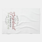 Nordpol Lebkuchengebäck Weihnachtsfeiertag Geschirrtuch (Horizontal)