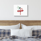 Nordpol Leinwanddruck (Insitu (Schlafzimmer))