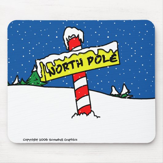 Nordpol-Mauspad Mousepad (Vorne)
