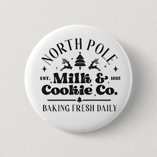 Nordpol Milch und Kekse Backen Frisch täglich Button