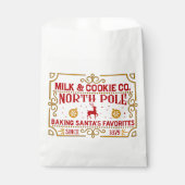 Nordpol-Milch- und Keksunternehmen Geschenktütchen (Vorderseite)