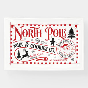 Nordpol Milchkekse Weihnachten Banner