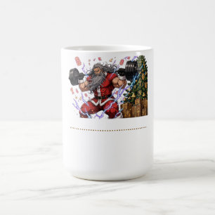 Nordpol Muskel Lustiges Weihnachten Gym Shirt Sant Kaffeetasse