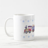 Nordpol oder Bust Christmas Animal Train Kaffeetasse (Links)
