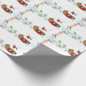 Nordpol-Packpapier Geschenkpapier (Ecke)