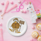 Nordpol-Pinguin Pappteller (Party)