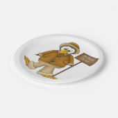 Nordpol-Pinguin Pappteller (Schrägansicht)