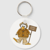 Nordpol-Pinguin Schlüsselanhänger (Rückseite)