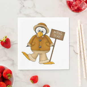 Nordpol Pinguin Serviette